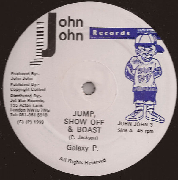 Galaxy P / Wickerman : Jump, Show Off & Boast / Niceness (12")