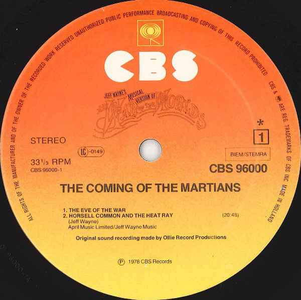 Jeff Wayne : Jeff Wayne's Musical Version Of The War Of The Worlds (2xLP, Album, RP, Gat)