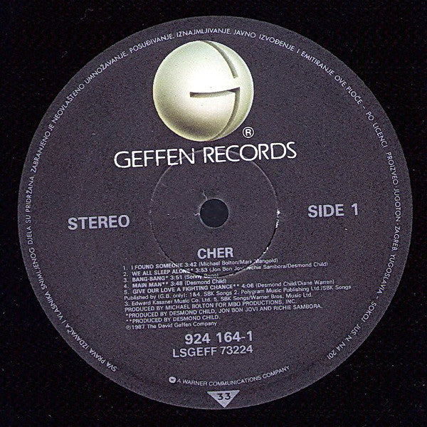 Cher : Cher (LP, Album)