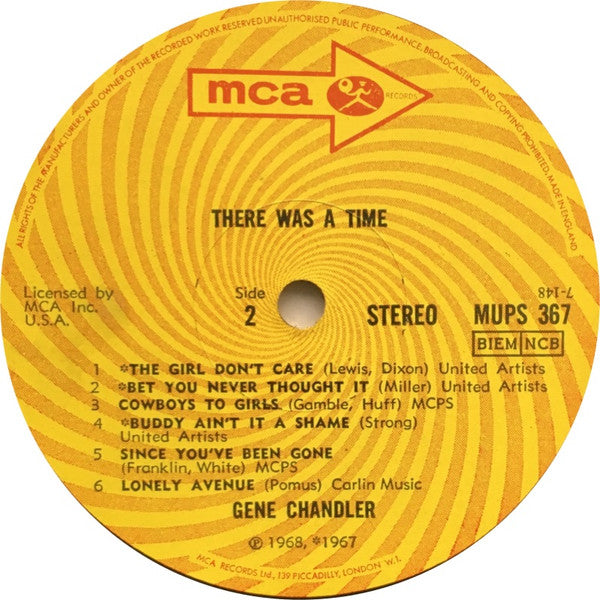 Gene Chandler : There Was A Time (LP, Album)