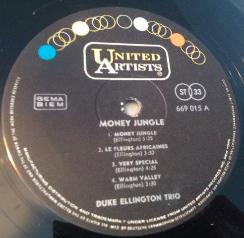 Duke Ellington • Charles Mingus • Max Roach : Money Jungle (LP, Album)