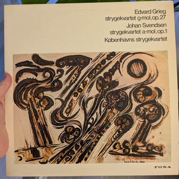 Københavns Strygekvartet, Edvard Grieg, Johan Svendsen : Stygejvarter g-mol, op. 27 / strygekvartet a-maol, op.1 (LP)