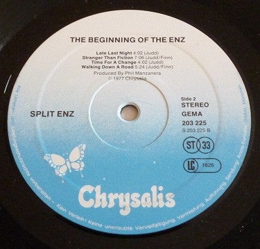 Split Enz : Beginning Of The Enz (LP, Comp)