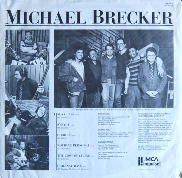 Michael Brecker : Michael Brecker (LP, Album)