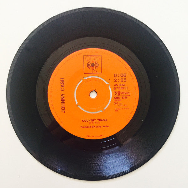 Johnny Cash : Oney / Country Trash (7")