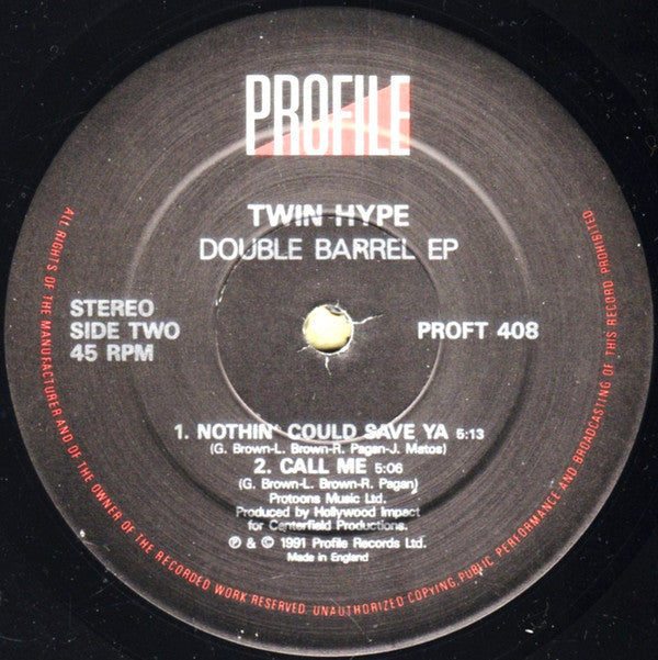 Twin Hype : The Double Barrel EP (12", EP)