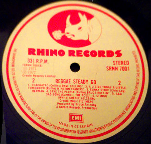 Various : Reggae Steady Go (LP, Comp)