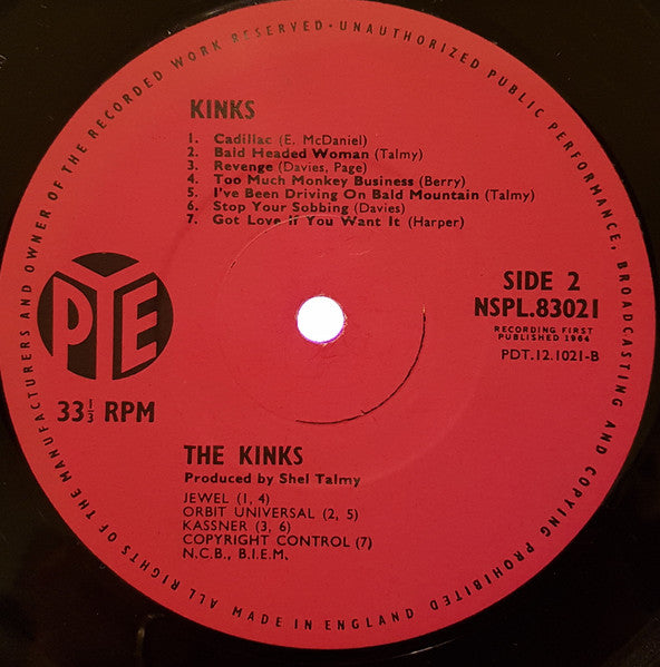 The Kinks : Kinks (LP, Album, Exp)