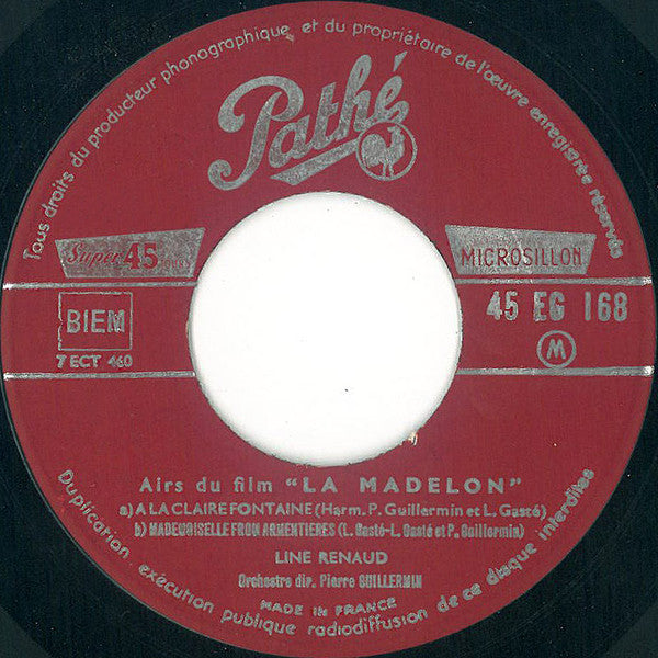 Line Renaud : La Madelon (7")