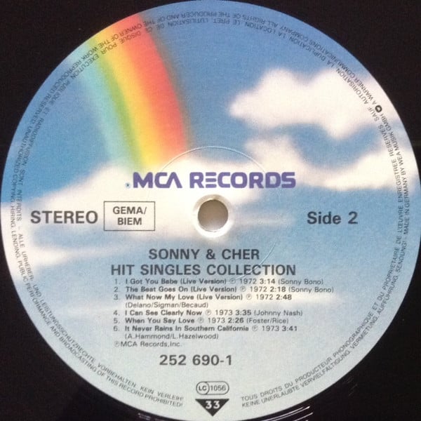 Sonny & Cher : The Hit Singles Collection (LP, Comp)