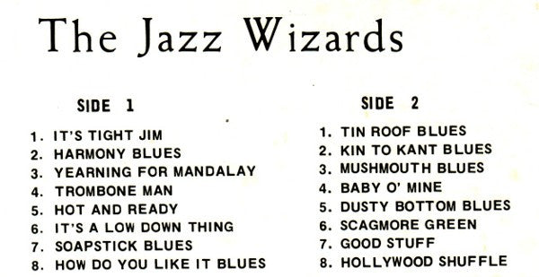 Various : The Jazz Wizards Volume 1 (LP, Comp)