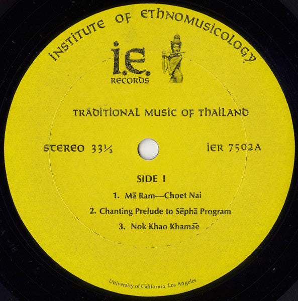 David Morton (3) : Traditional Music Of Thailand (2xLP)