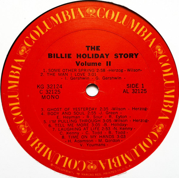 Billie Holiday : The Billie Holiday Story Volume II (2xLP, Album, Comp, Mono, Gat)