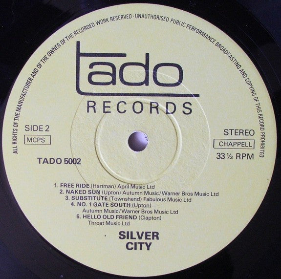 Silver City (5) : Silver City (LP)