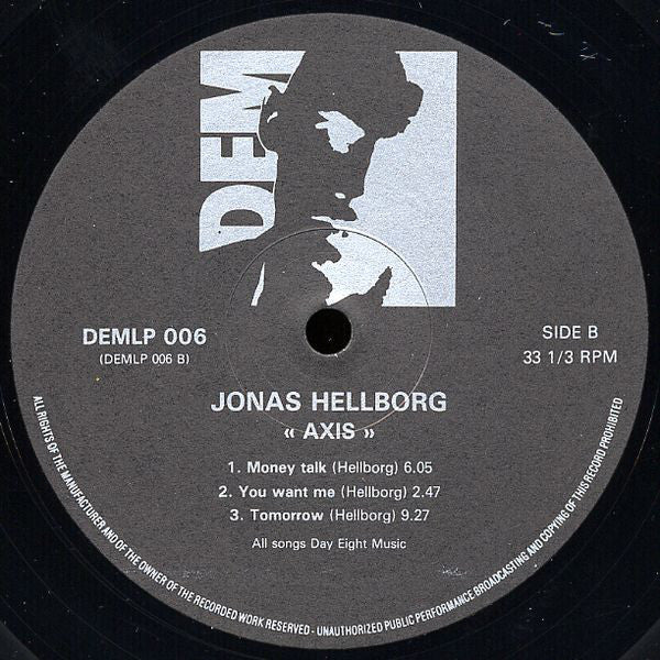 Jonas Hellborg : Axis (LP, Album)