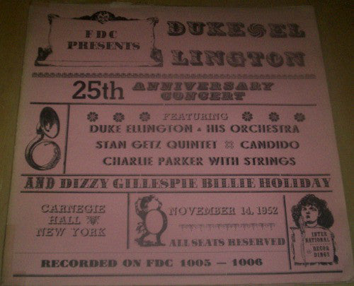 Various : Duke Ellington 25th Anniversary Concert - Carnegie Hall, New York (2xLP, Album)