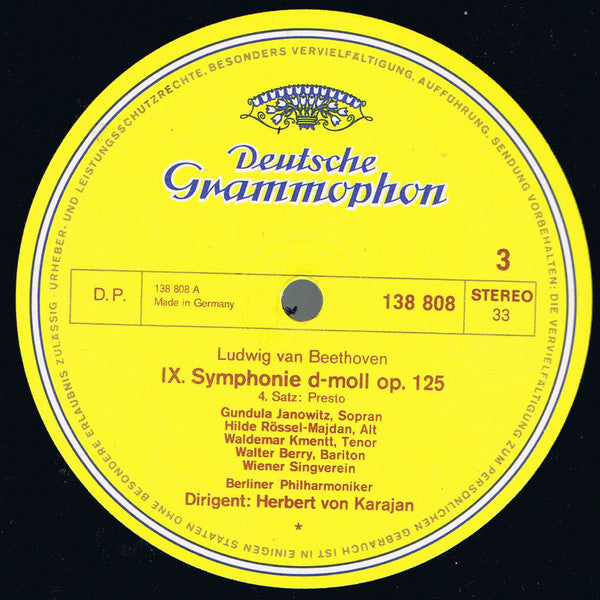 Ludwig van Beethoven - Berliner Philharmoniker / Herbert von Karajan : IX. Symphonie / Symphonie Nr. 8 (2xLP, Album + Box)