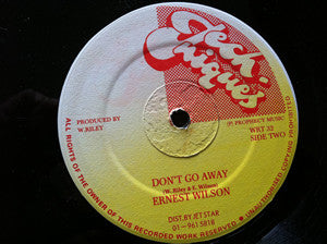 Ernest Wilson : Judith I Can't Resist / Don't Go Away (12")