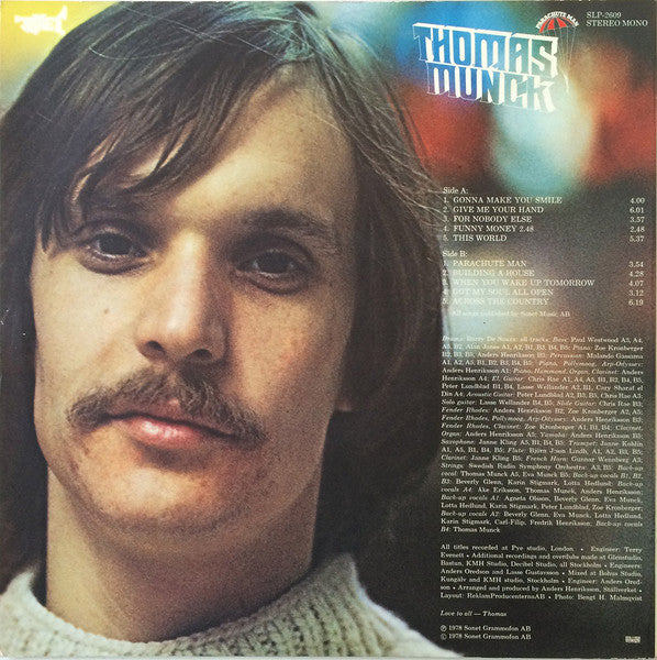 Thomas Munck : Parachute Man (LP)