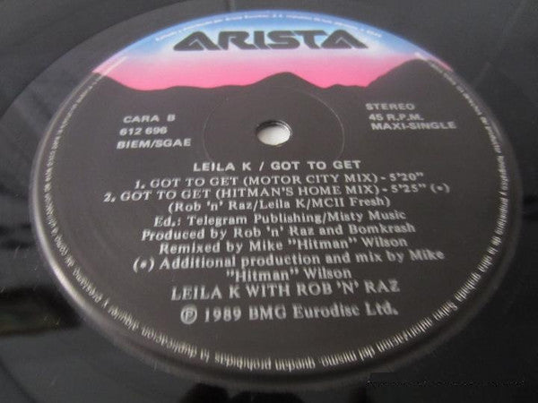 Leila K With Rob 'N' Raz : Got To Get (12")