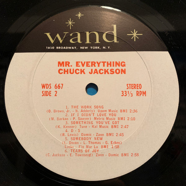 Chuck Jackson : Mr. Everything (LP, Album)