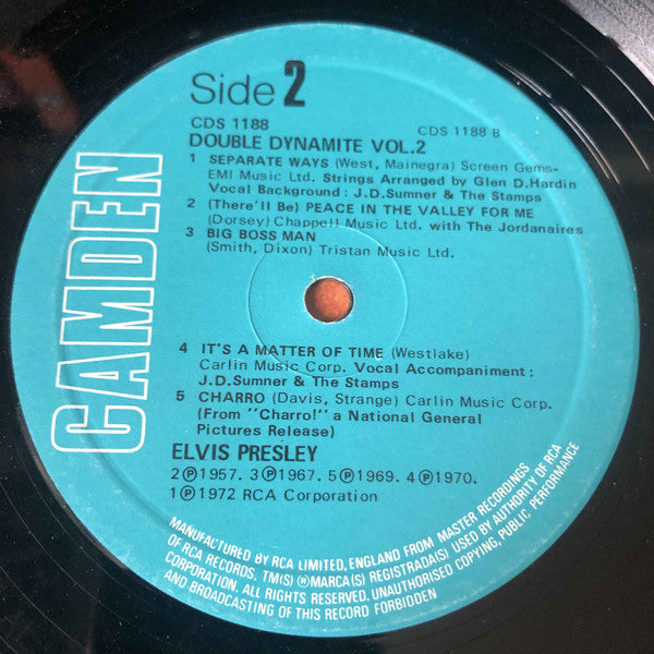 Elvis Presley : Double Dynamite Vol. 2 (LP, Comp)
