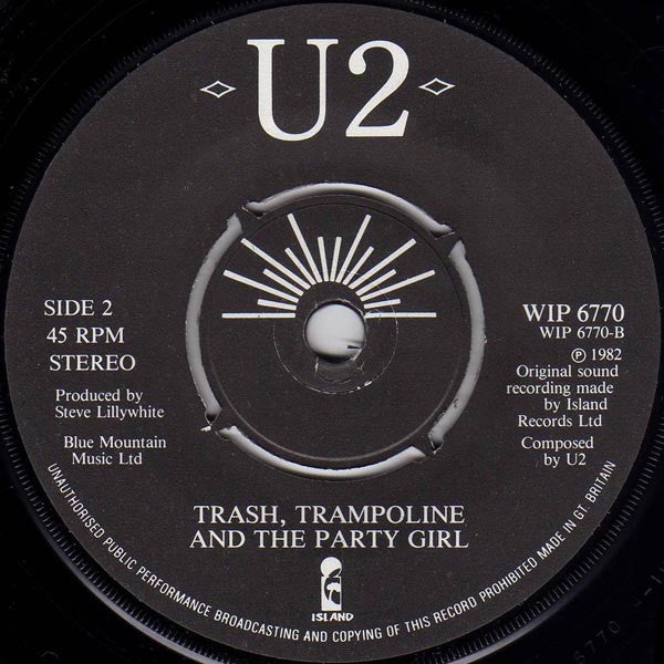 U2 : A Celebration (7", Single)