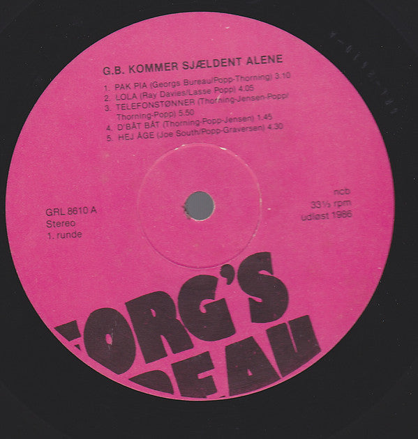 Georgs Bureau : Kommer Sjældent Alene! (Polyrytmik I Samfundets Tjeneste) (LP, Album)
