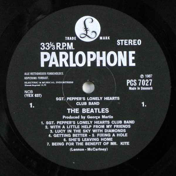 The Beatles : Sgt. Pepper's Lonely Hearts Club Band (LP, Album, Gat)