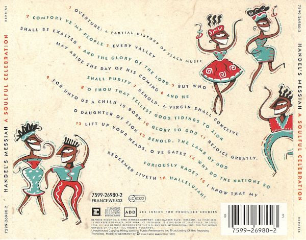 Various : Handel's Messiah (A Soulful Celebration) (CD, Album)