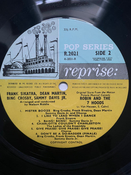 Various : Robin And The 7 Hoods (Original Score From The Motion Picture Musical Comedy) (LP, Album)