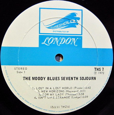 The Moody Blues : Seventh Sojourn (LP, Album, Gat)