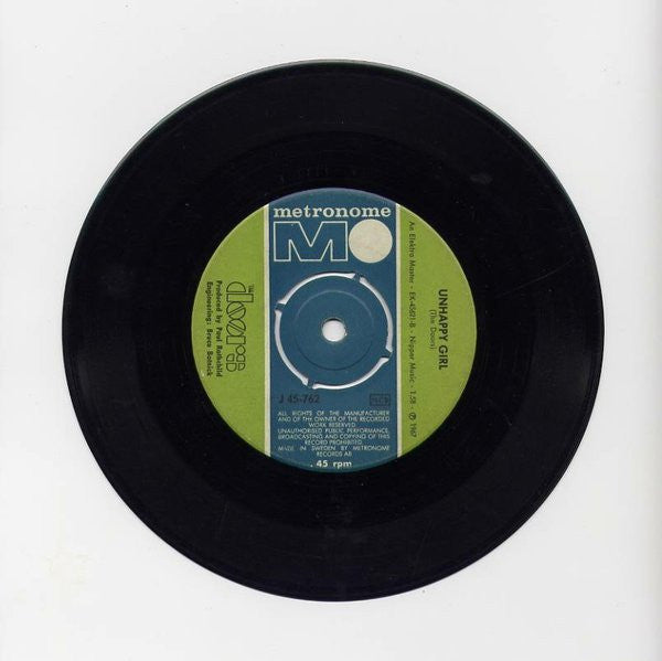 The Doors : People Are Strange (7", Single)