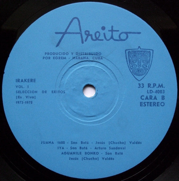 Irakere : Seleccion De Exitos 1973 - 1978 Volumen 1 (LP, Comp, Blu)