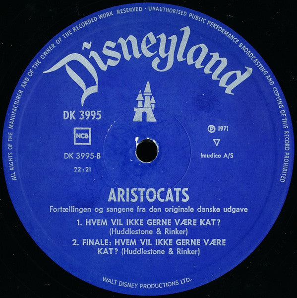 Various : Aristocats (LP, Album, Mono)