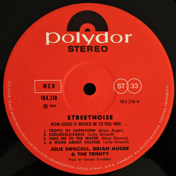 Julie Driscoll, Brian Auger & The Trinity : Streetnoise (2xLP, Album, Gat)