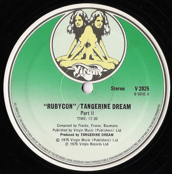 Tangerine Dream : Rubycon (LP, Album, RP)