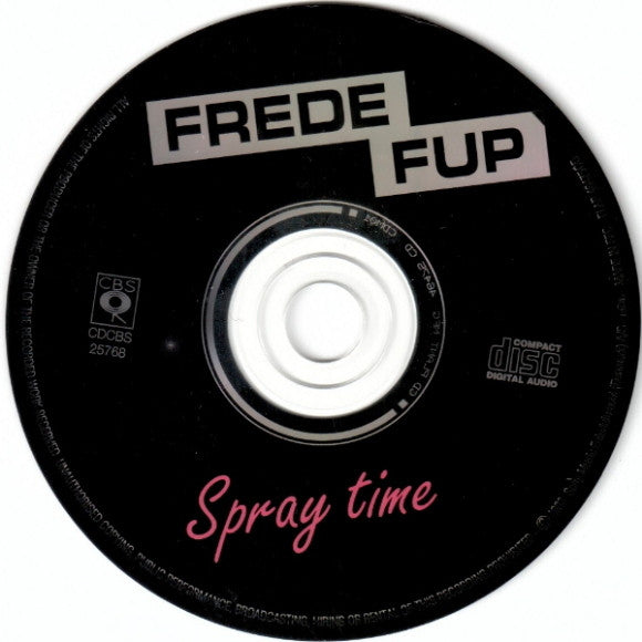 Frede Fup : Spraytime (CD, Album, RE)