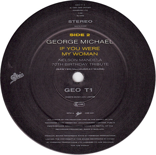 George Michael : Praying For Time (12", Single)