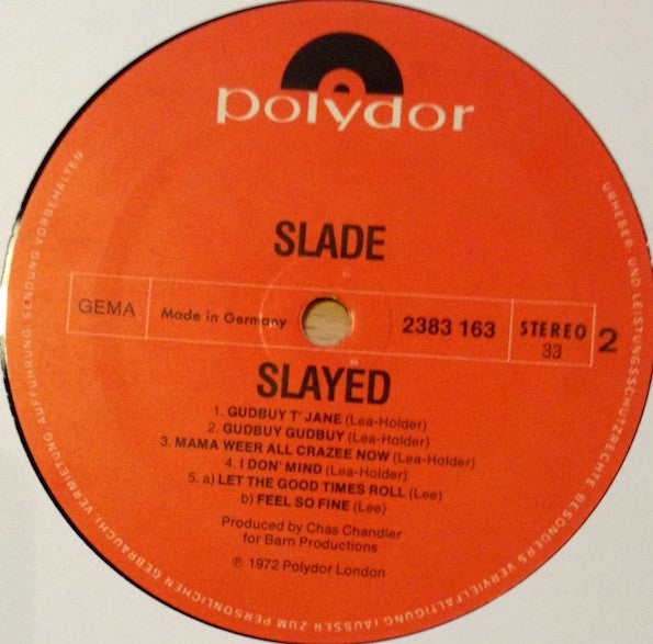 Slade : Slayed? (LP, Album)