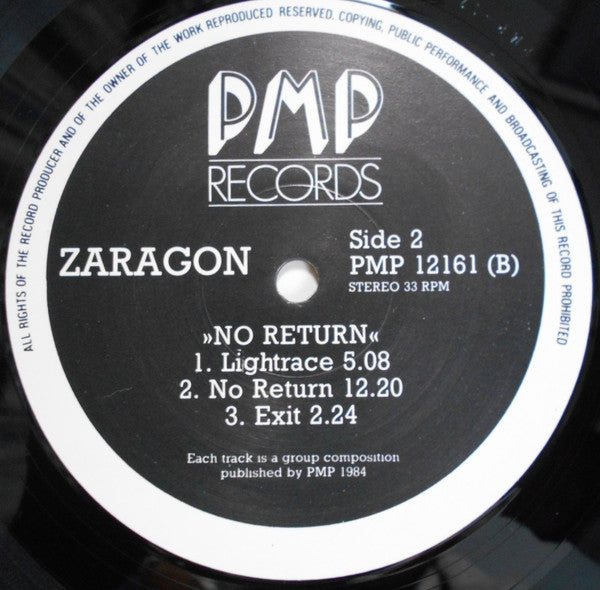 Zaragon : No Return (LP, Album)