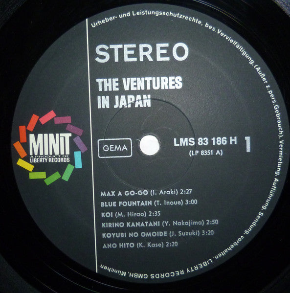 The Ventures : The Ventures In Japan (LP, Album)