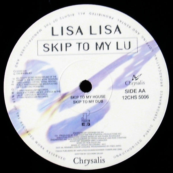 Lisa Lisa : Skip To My Lu (12", Single)