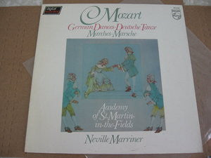 Wolfgang Amadeus Mozart - The Academy Of St. Martin-in-the-Fields, Sir Neville Marriner : German Dances • Marches (LP)