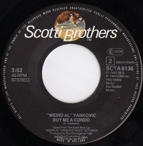 "Weird Al" Yankovic : This Is The Life (7")