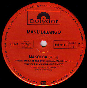 Manu Dibango : Makossa '87 (Big Blow) (12", Maxi)
