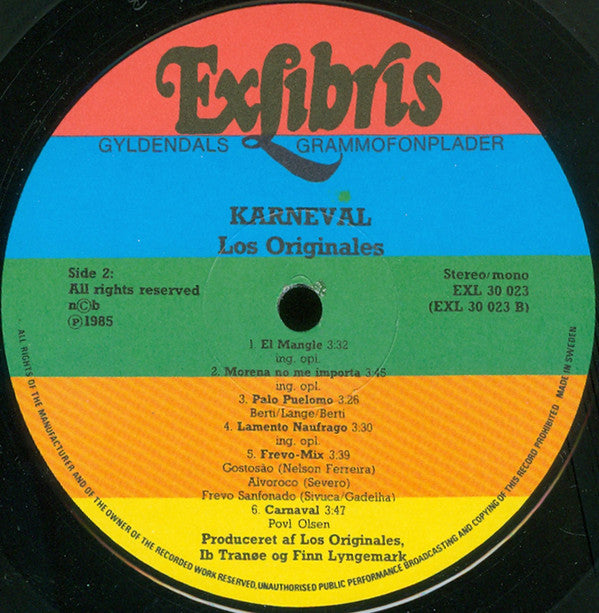 Los Originales : Karneval (LP)