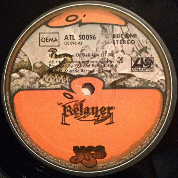 Yes : Relayer (LP, Album, Gat)
