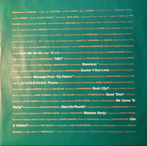 The Stonefunkers : Harder Than Kryptonite (LP, Album)