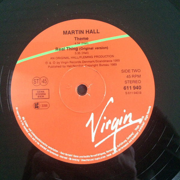 Martin Hall : Real Thing 1989 (12")